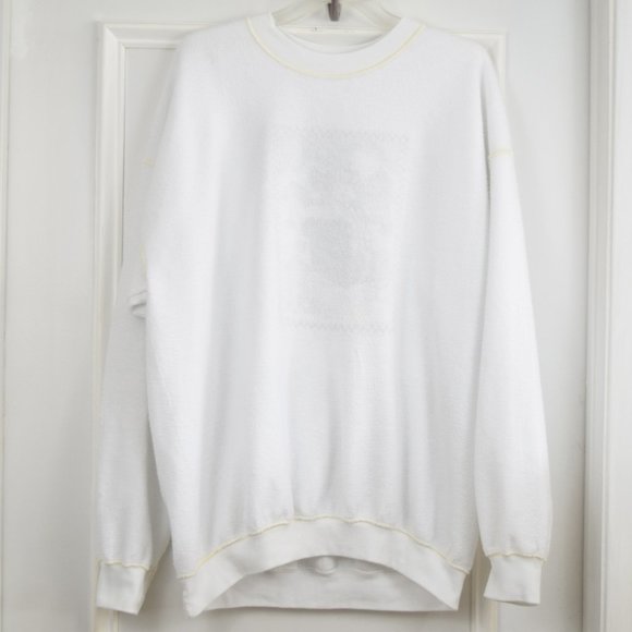 Laurie Korsgaden Snowman Sweatshirt XL Signed Wildside Cottagecore Grandma Chic - Picture 6 of 14